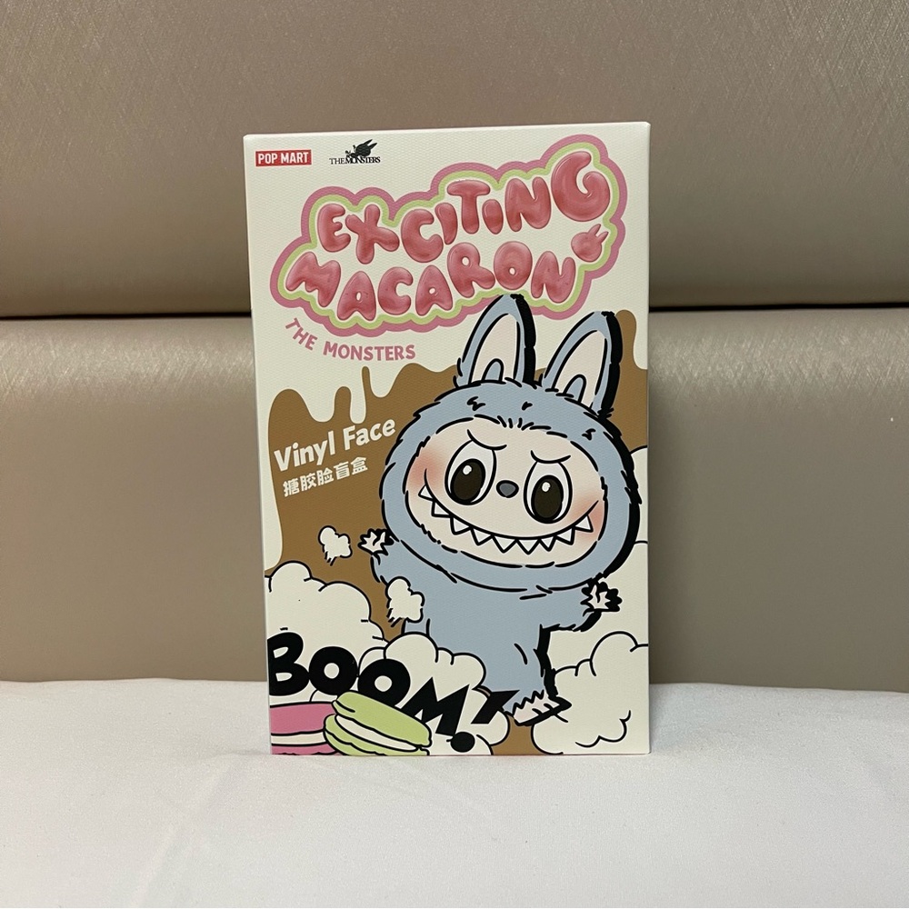 Labubu Authentic POP MART Exciting Macaron Vinyl Face Blind Mystery Box New